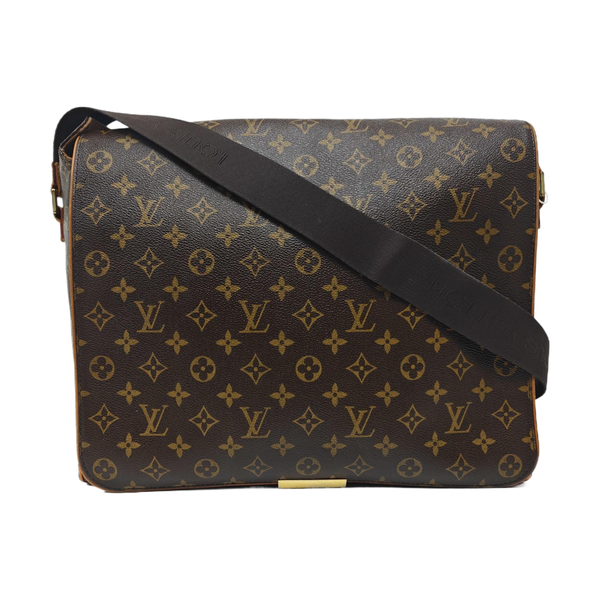 VALMY Monogram Coated Canvas Brown