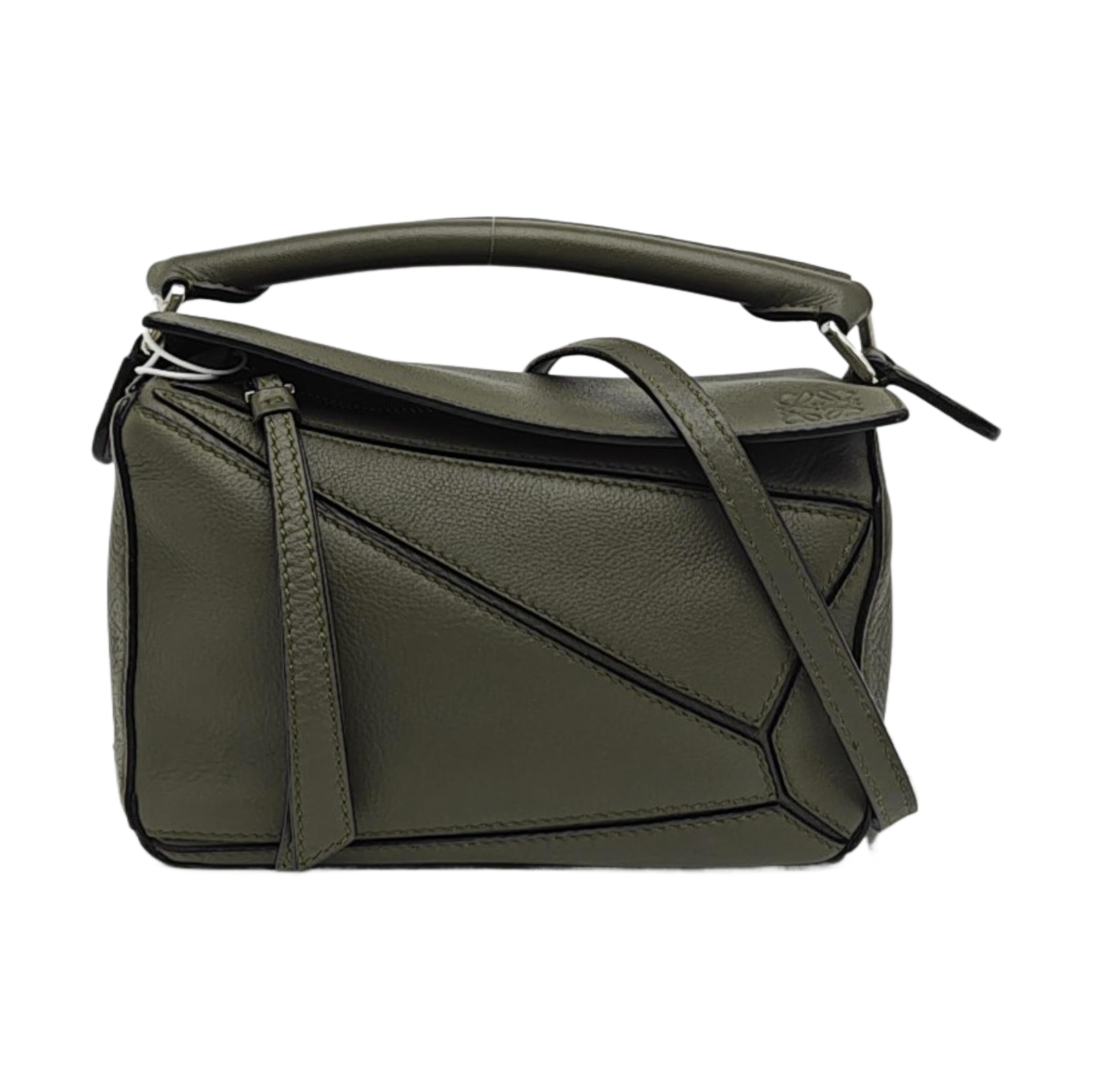 Puzzle Mini Calfskin Green