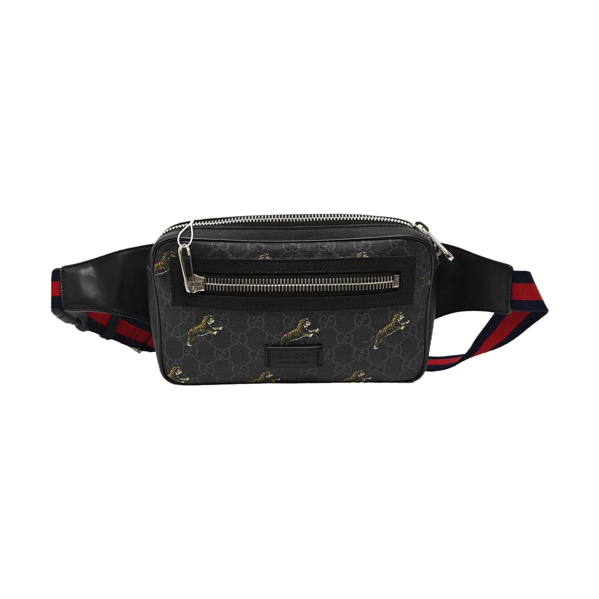 GG Supreme Monogram Coated Canvas Black