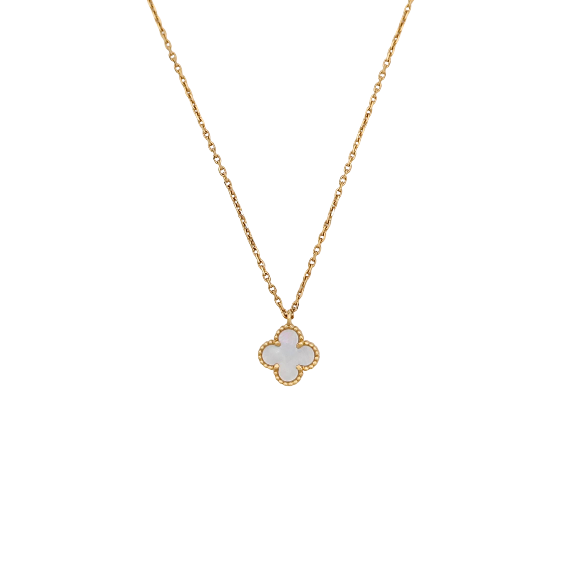 Sweet Alhambra 18k Gold Necklace