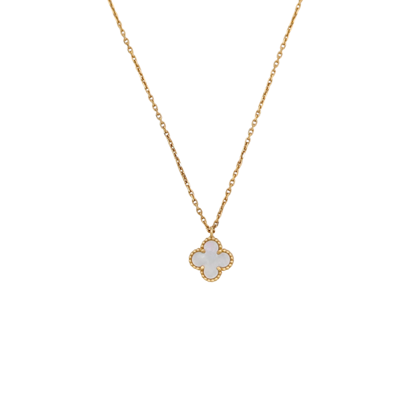 Sweet Alhambra 18k Gold Necklace