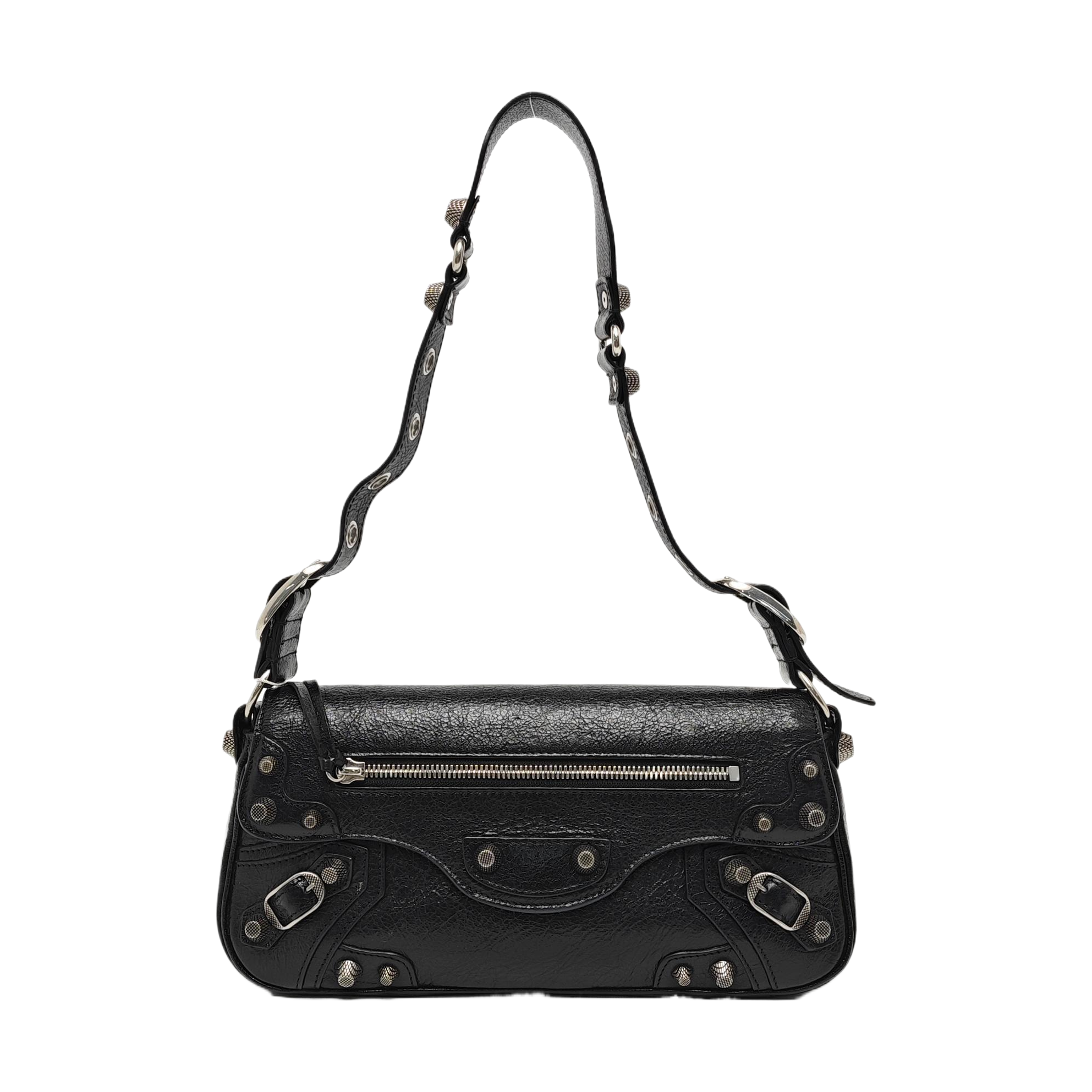 Lambskin Shoulder Bag Small Black