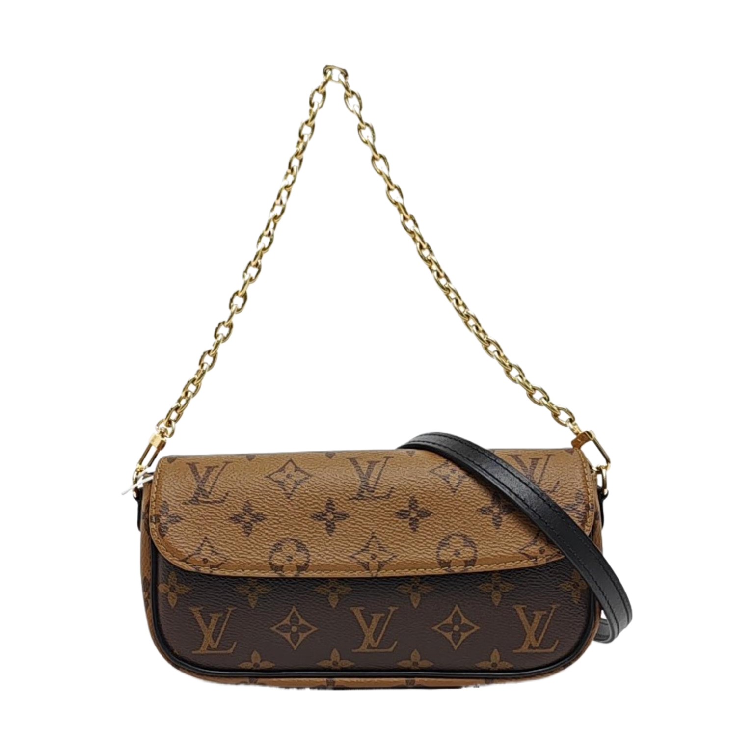 IVY Monogram Coated Canvas Brown