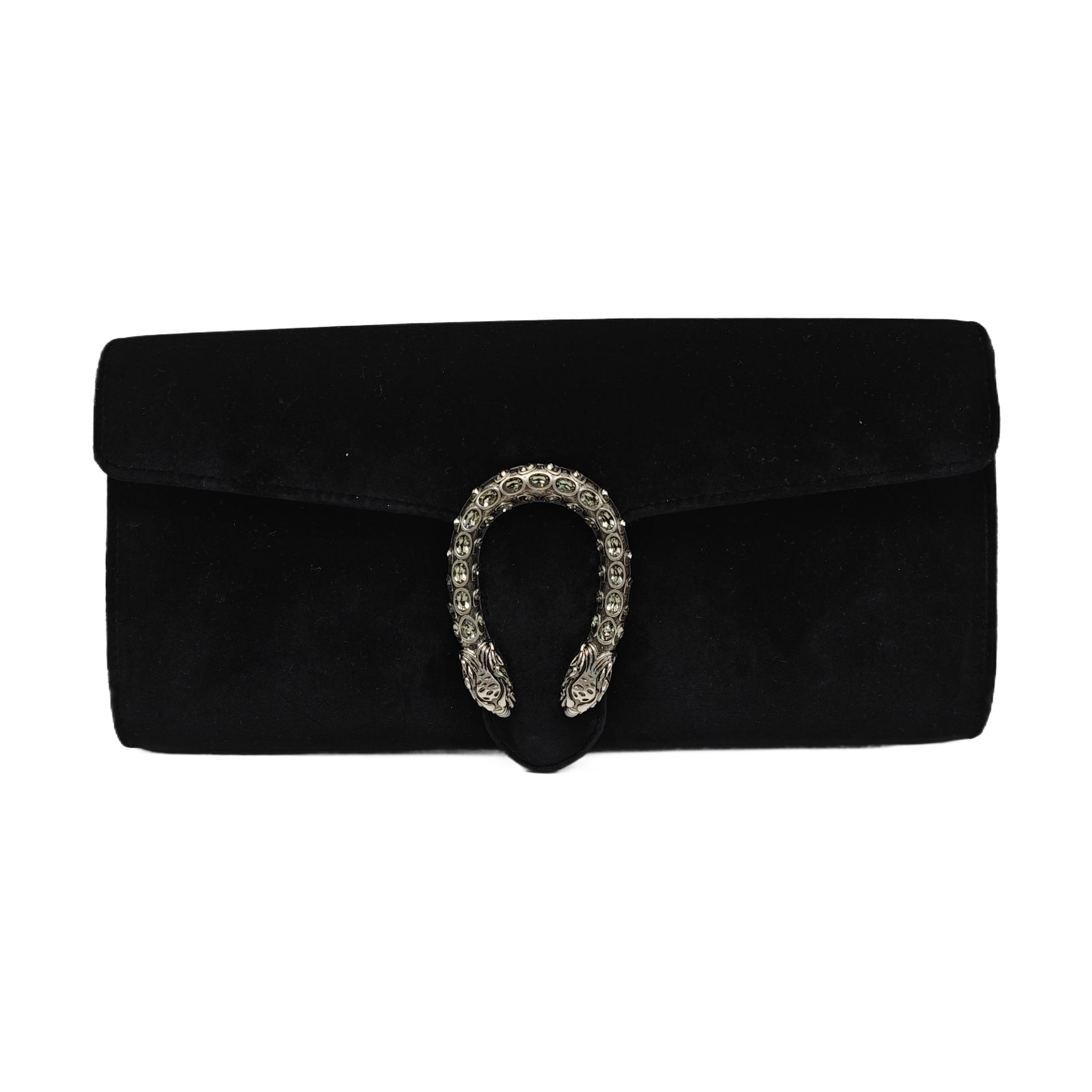 Authenticated pre-owned  Dionysus Velvet Black - Clutch at Looply