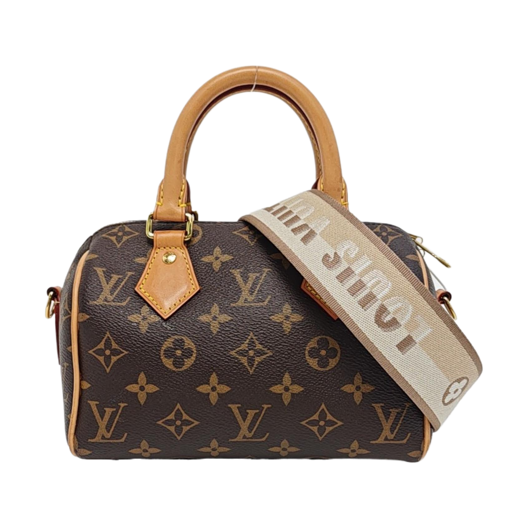 SPEEDY 20 Monogram Coated Canvas Brown