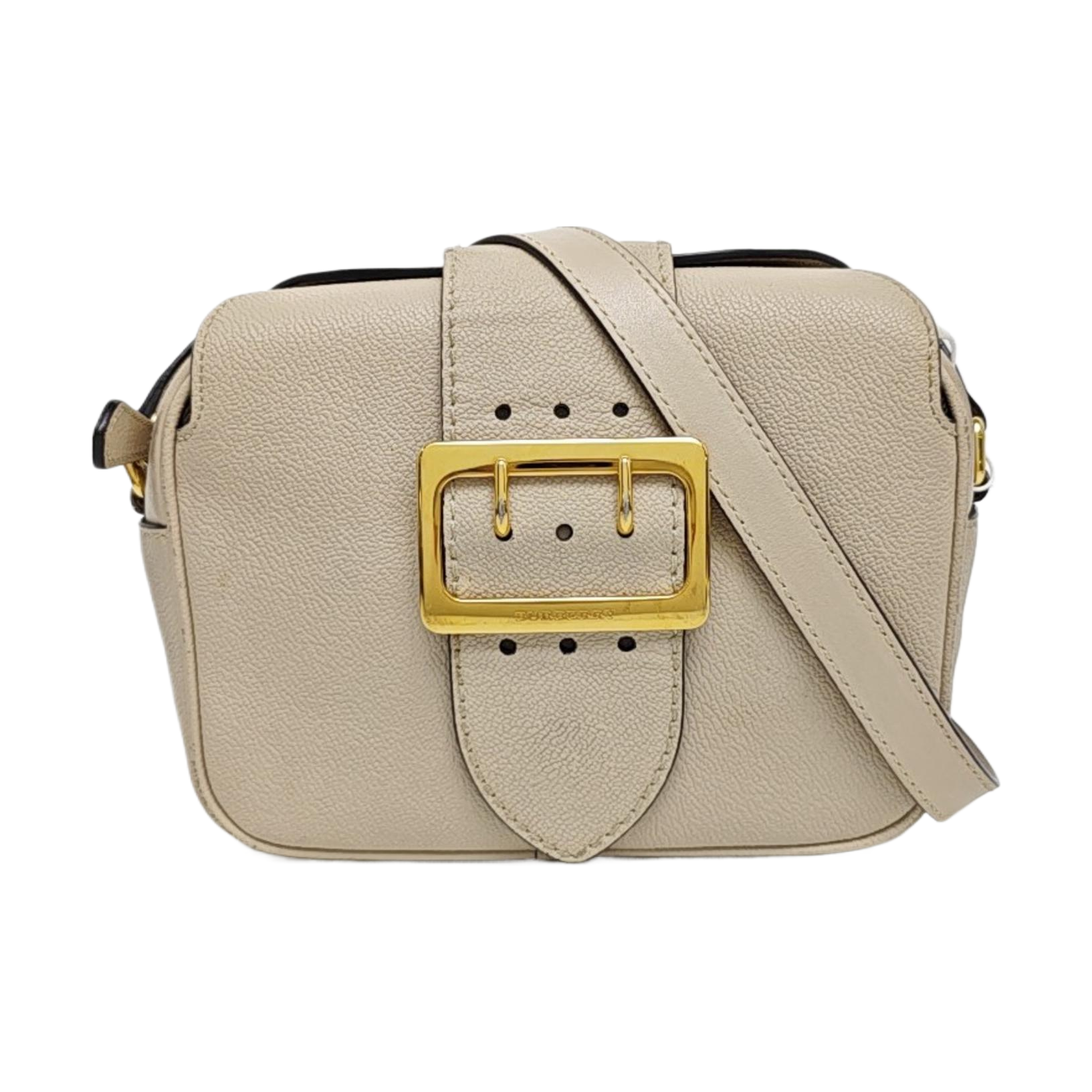 Buckle Calfskin Beige