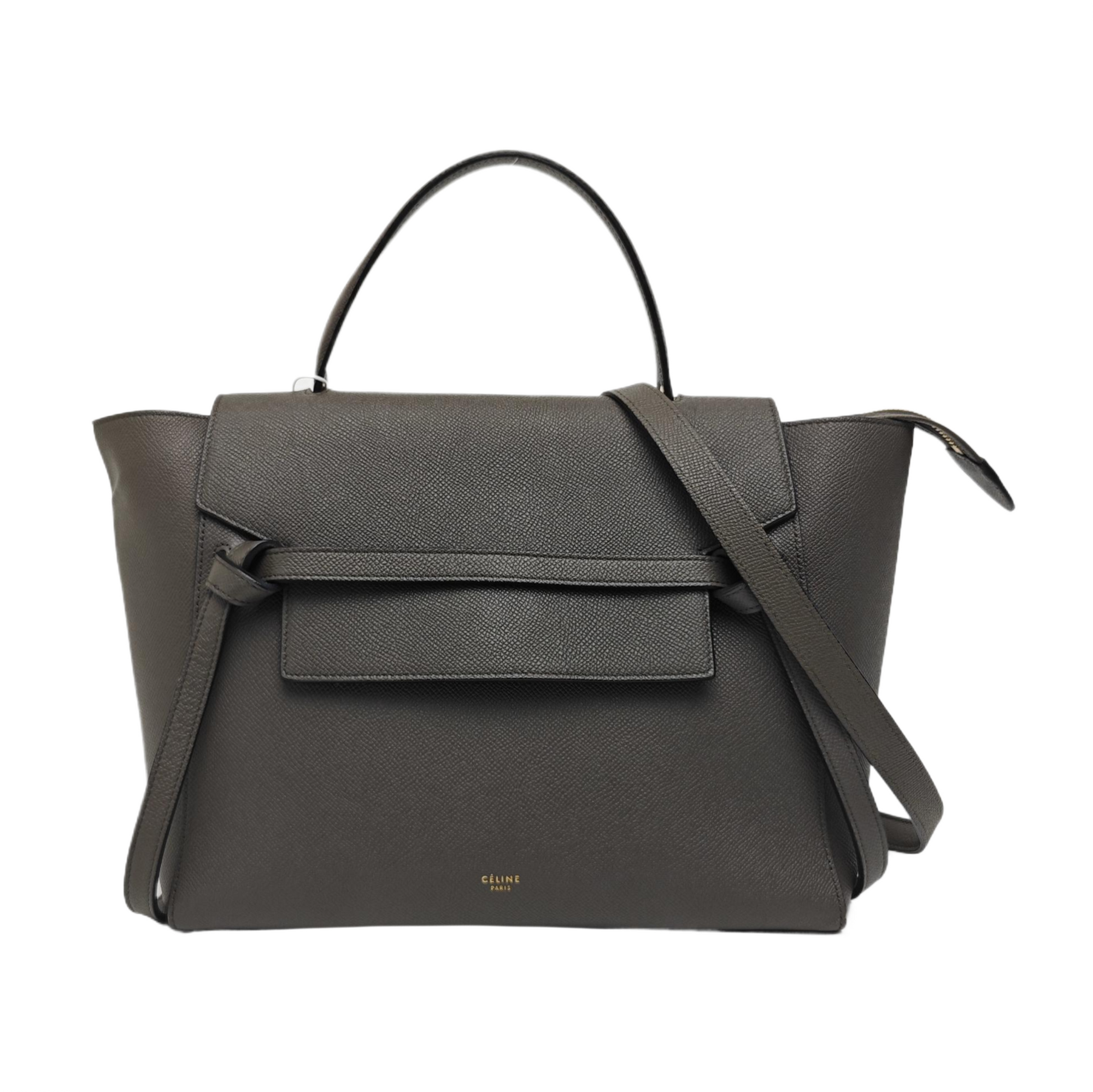 BELT Mini Calfskin Gray