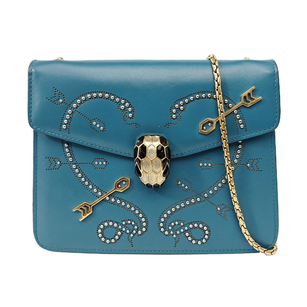 SERPENTI FOREVER Small Calfskin Green