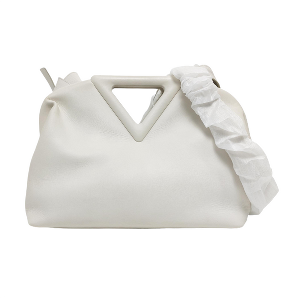 Point Medium Calfskin White