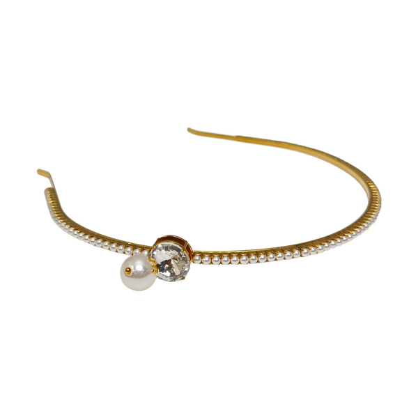 Metal Hairband Gold