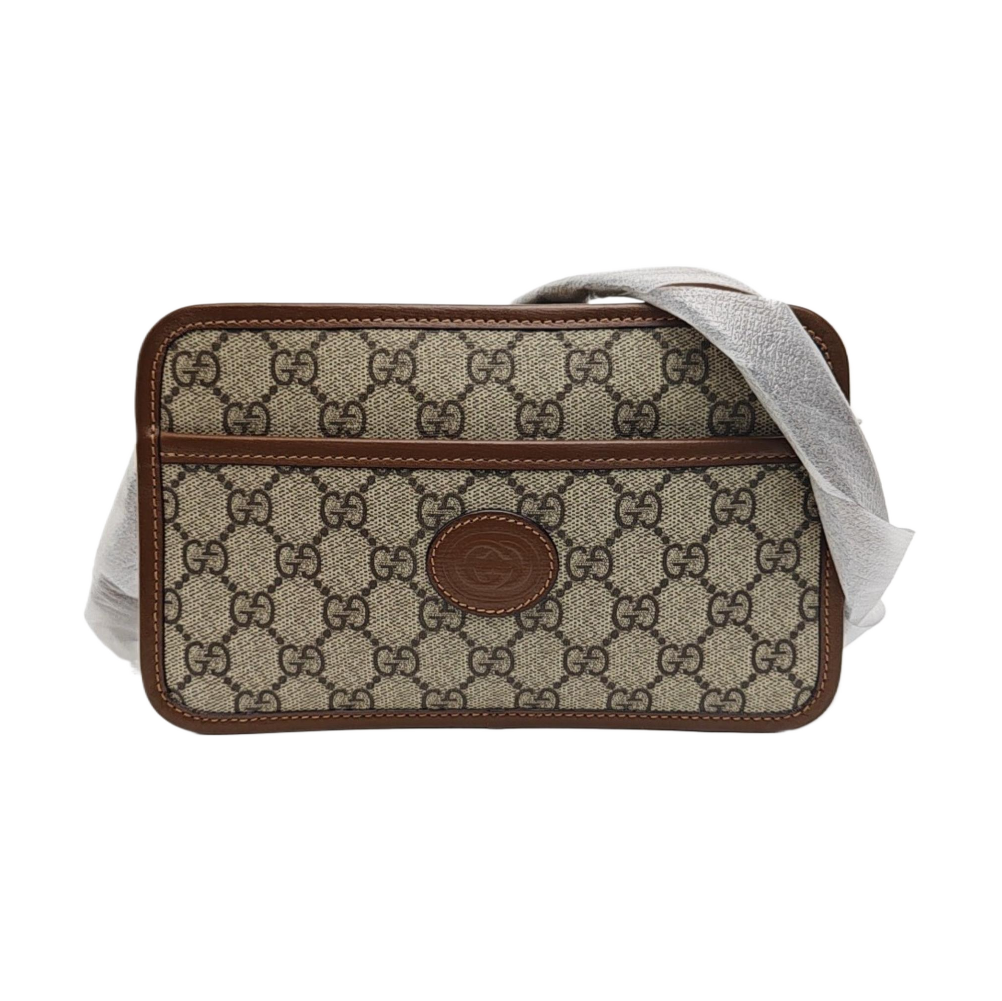Retro Monogram Coated Canvas Brown