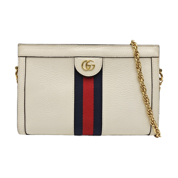Ophidia Small Calfskin White