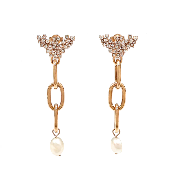 Stainless Steel Rose Gold Earrings