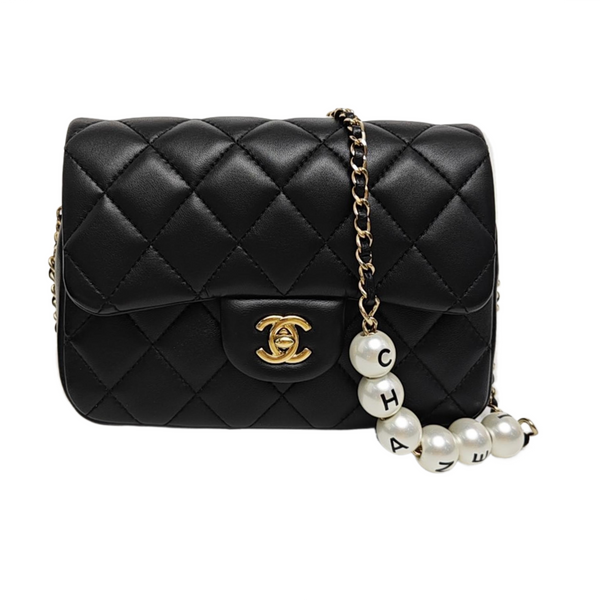 CLASSIC FLAP Mini Quilted Lambskin Black