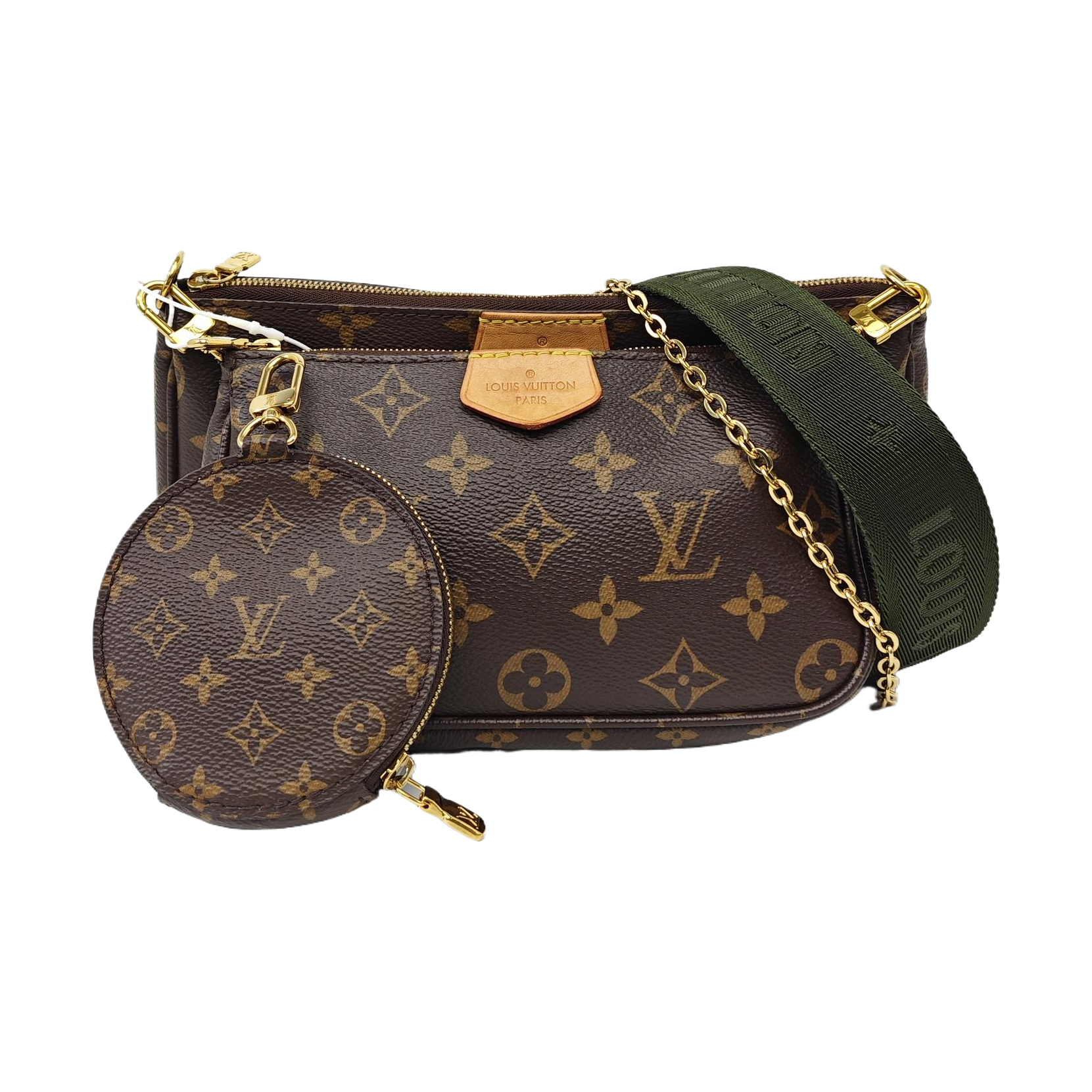MULTI Monogram Coated Canvas Brown