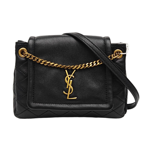 NOLITA Mini Quilted Lambskin Black