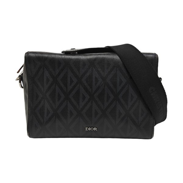 Lingot Oblique Coated Canvas Black