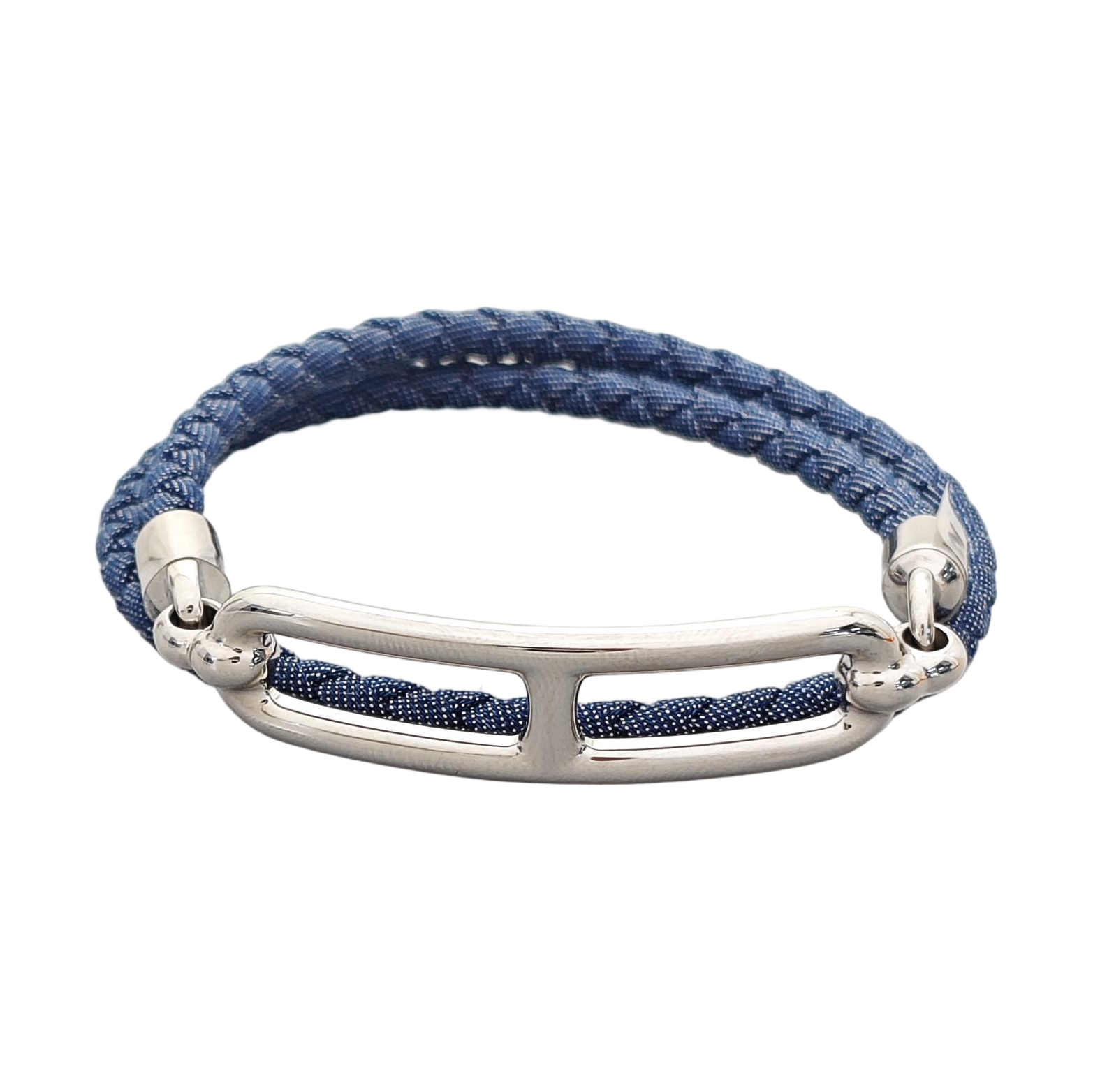 Roulis Fabric Blue Bangle