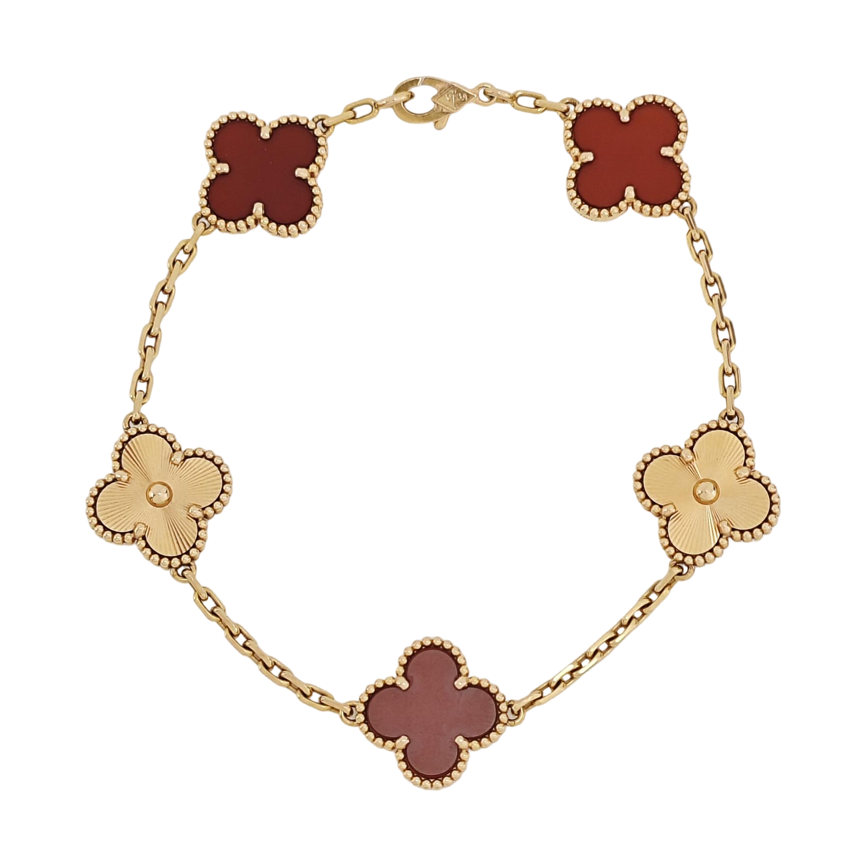 Vintage Alhambra 18k Rose Gold Bracelet
