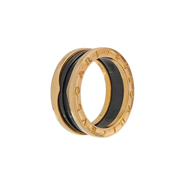 B.ZERO1 18k Rose Gold Ring EU 56