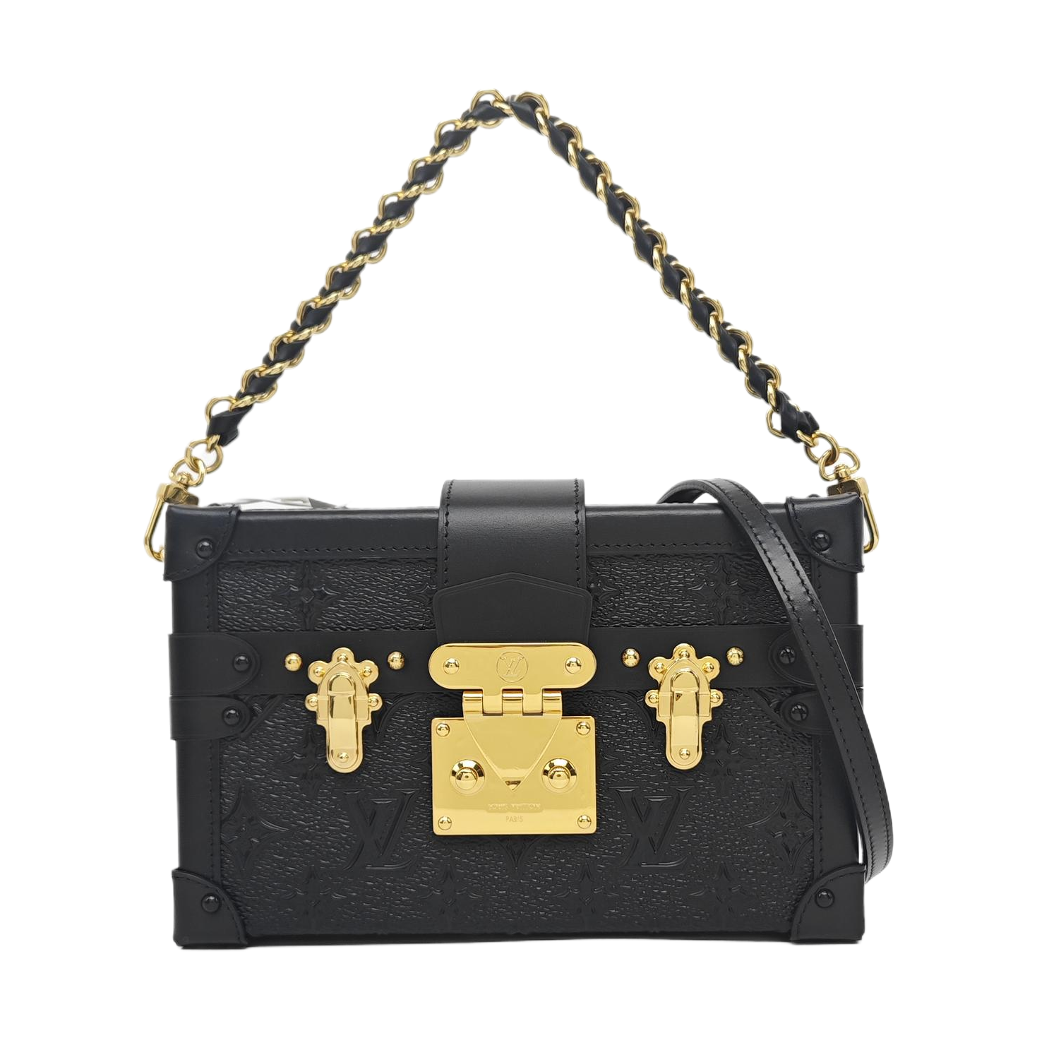 PETITE MALLE Quilted Sequins Black