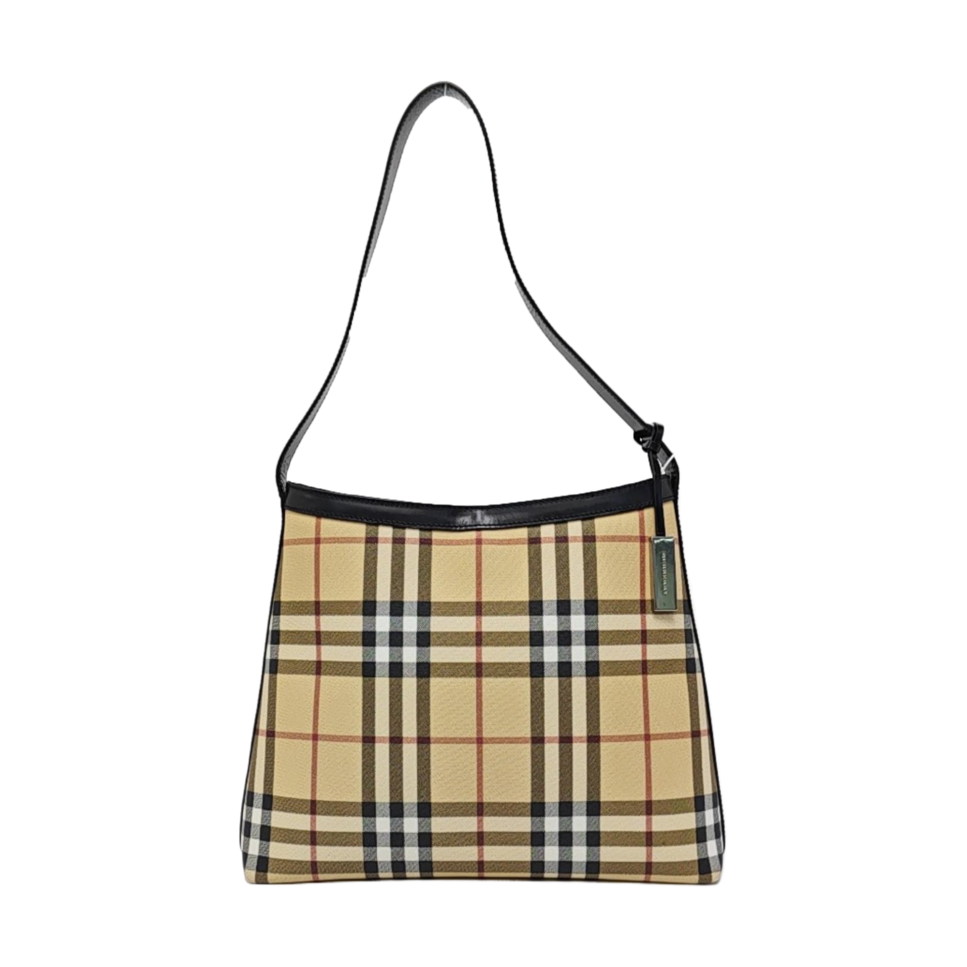 Coated Canvas Tote Bag Beige