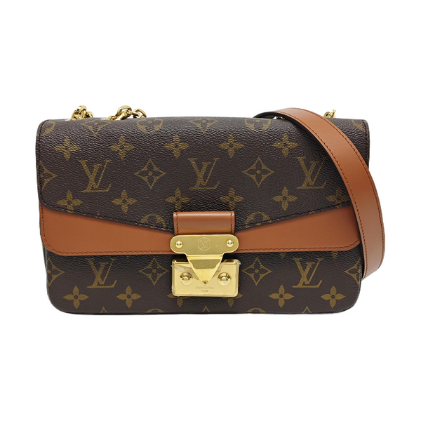 MARCEAU Monogram Coated Canvas Brown