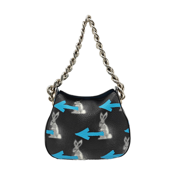 Calfskin Top Handle Bag Black