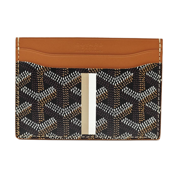 Coated Canvas Card Holder Black