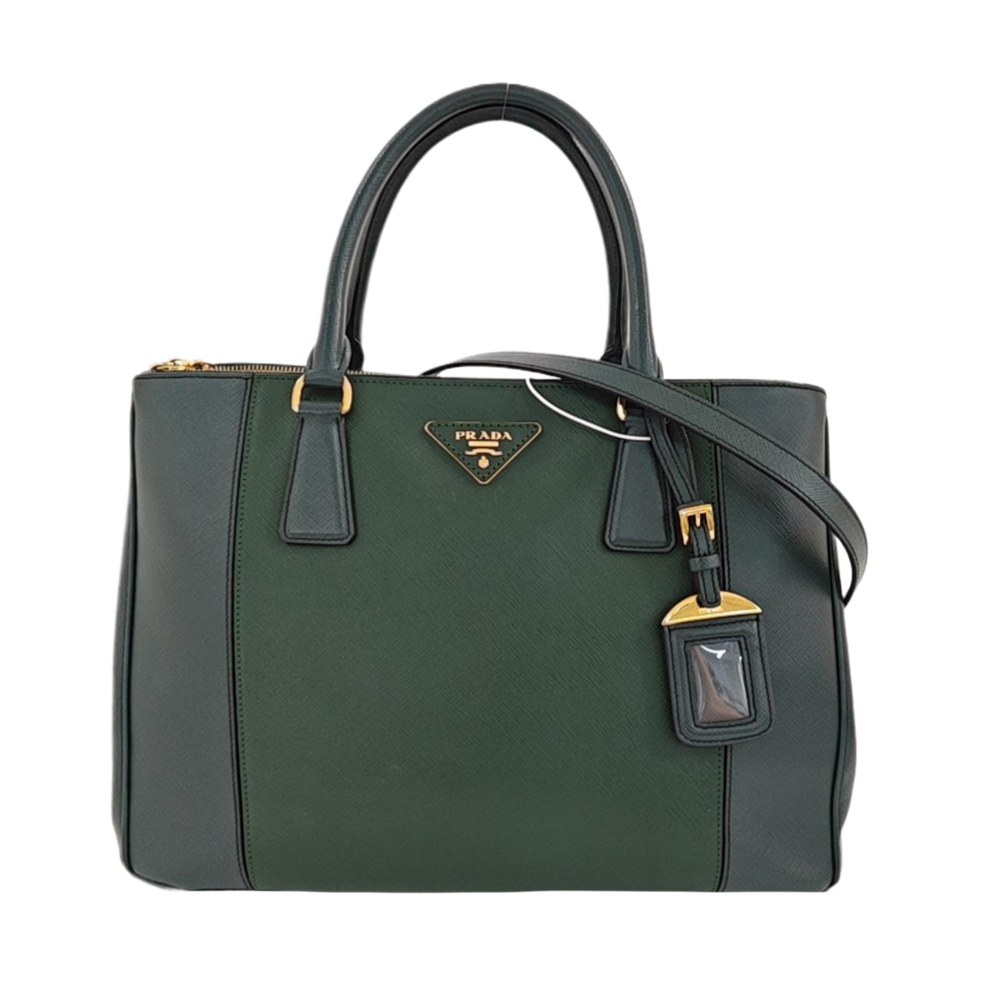Galleria Extra Large Saffiano Calfskin Green