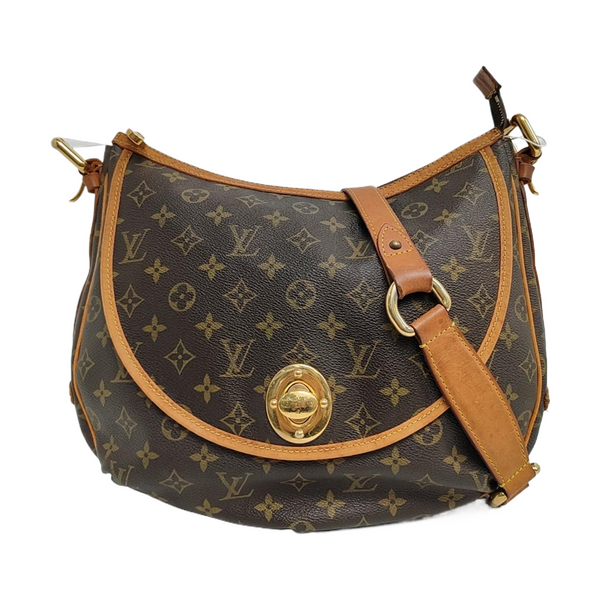 TULUM GM Monogram Coated Canvas Brown