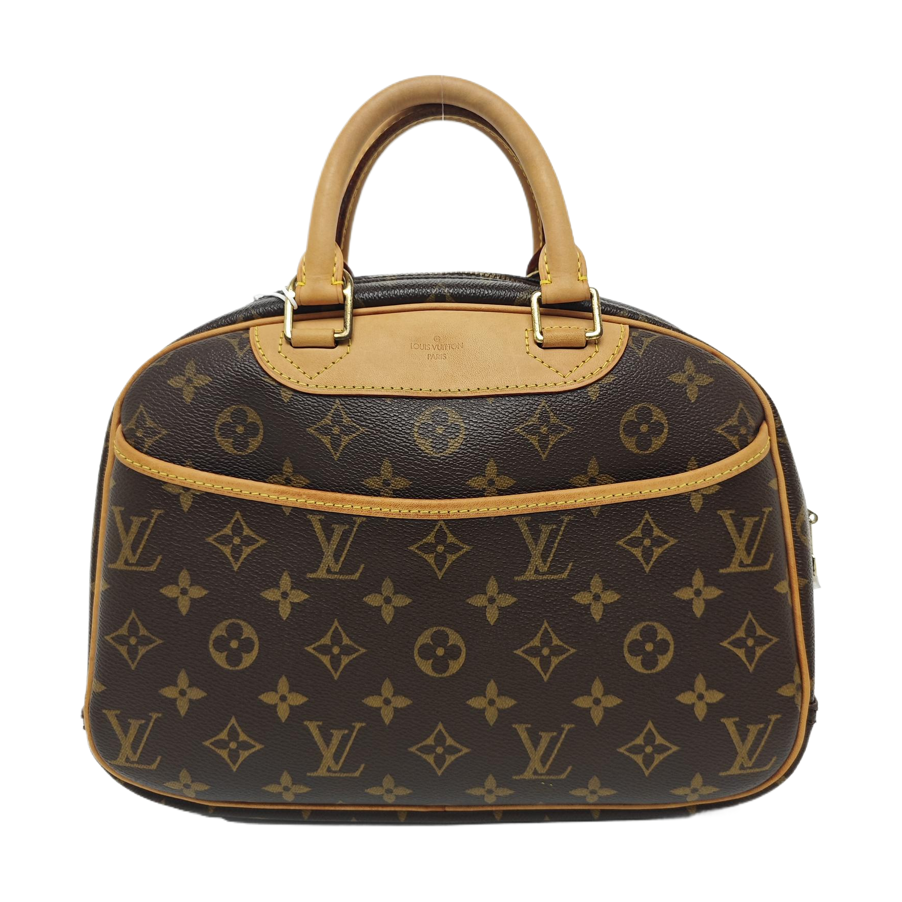 DEAUVILLE Monogram Coated Canvas Brown