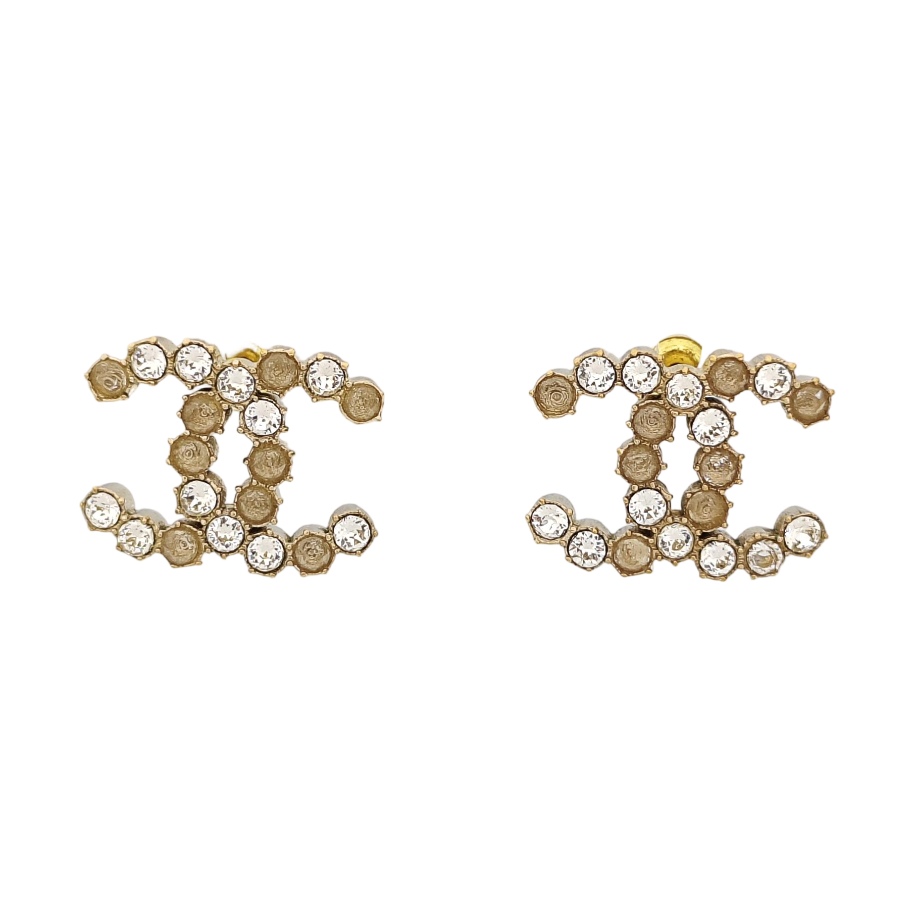 Metal Gold Stud Earrings