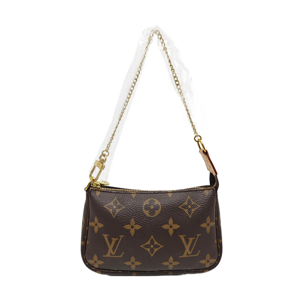ACCESSOIRES Mini Monogram Coated Canvas Brown