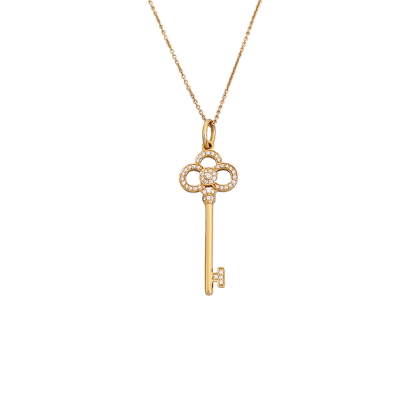 Tiffany Keys 18k Rose Gold Necklace