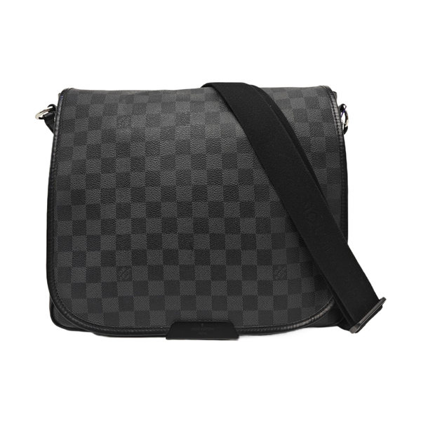 DANIEL Damier Graphite Coated Canvas Gray