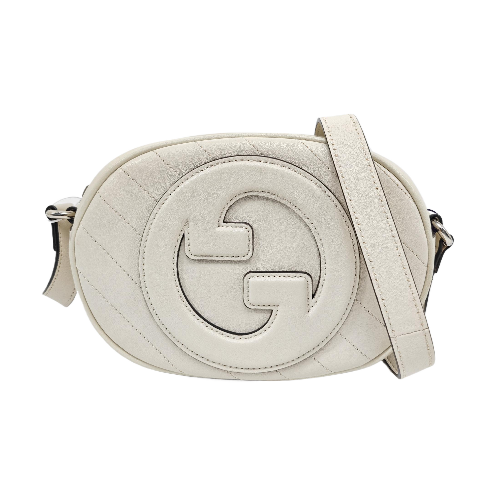 Soho Mini Quilted Lambskin White