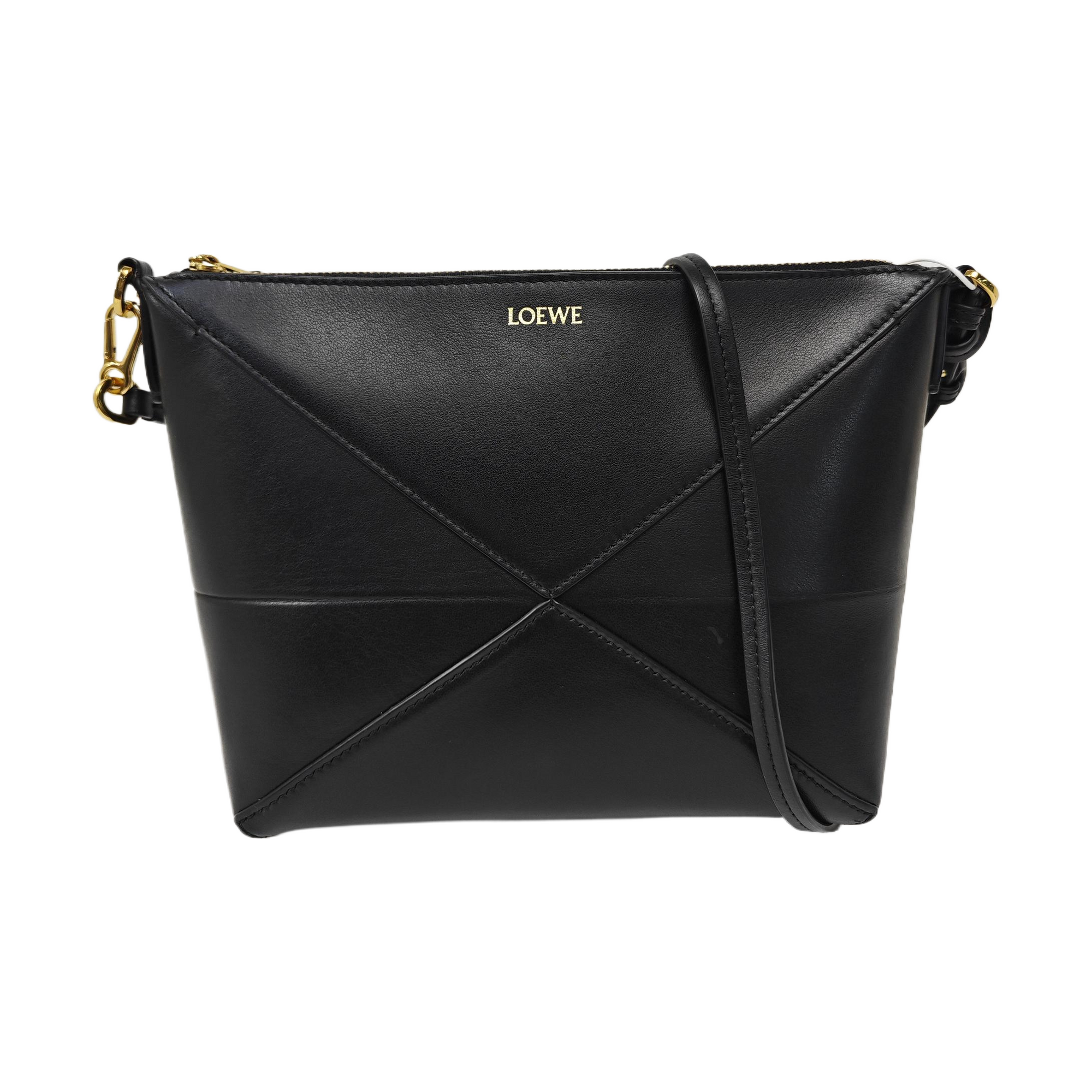 Origami Ala Quilted Lambskin Black