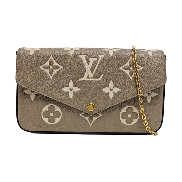 FÉLICIE Monogram Calfskin Gray
