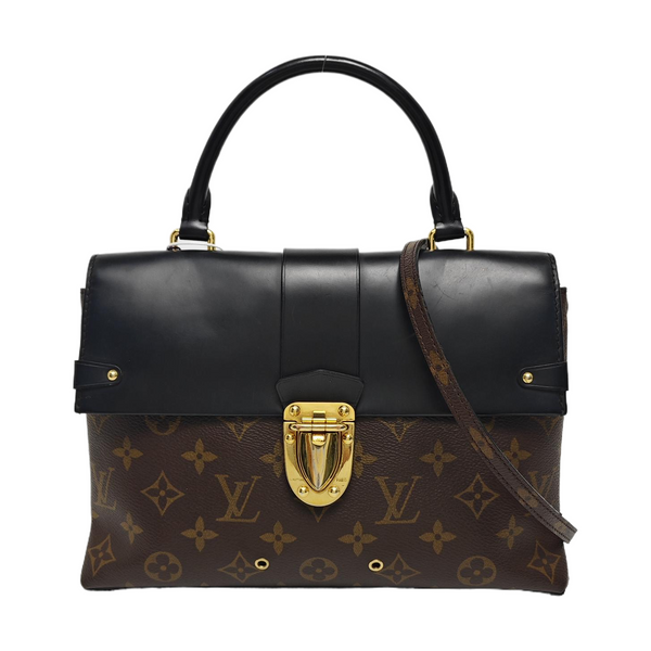 ONE HANDLE Monogram Coated Canvas Brown