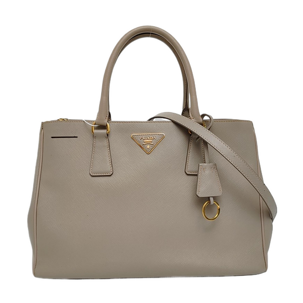 Galleria Large Saffiano Calfskin Gray