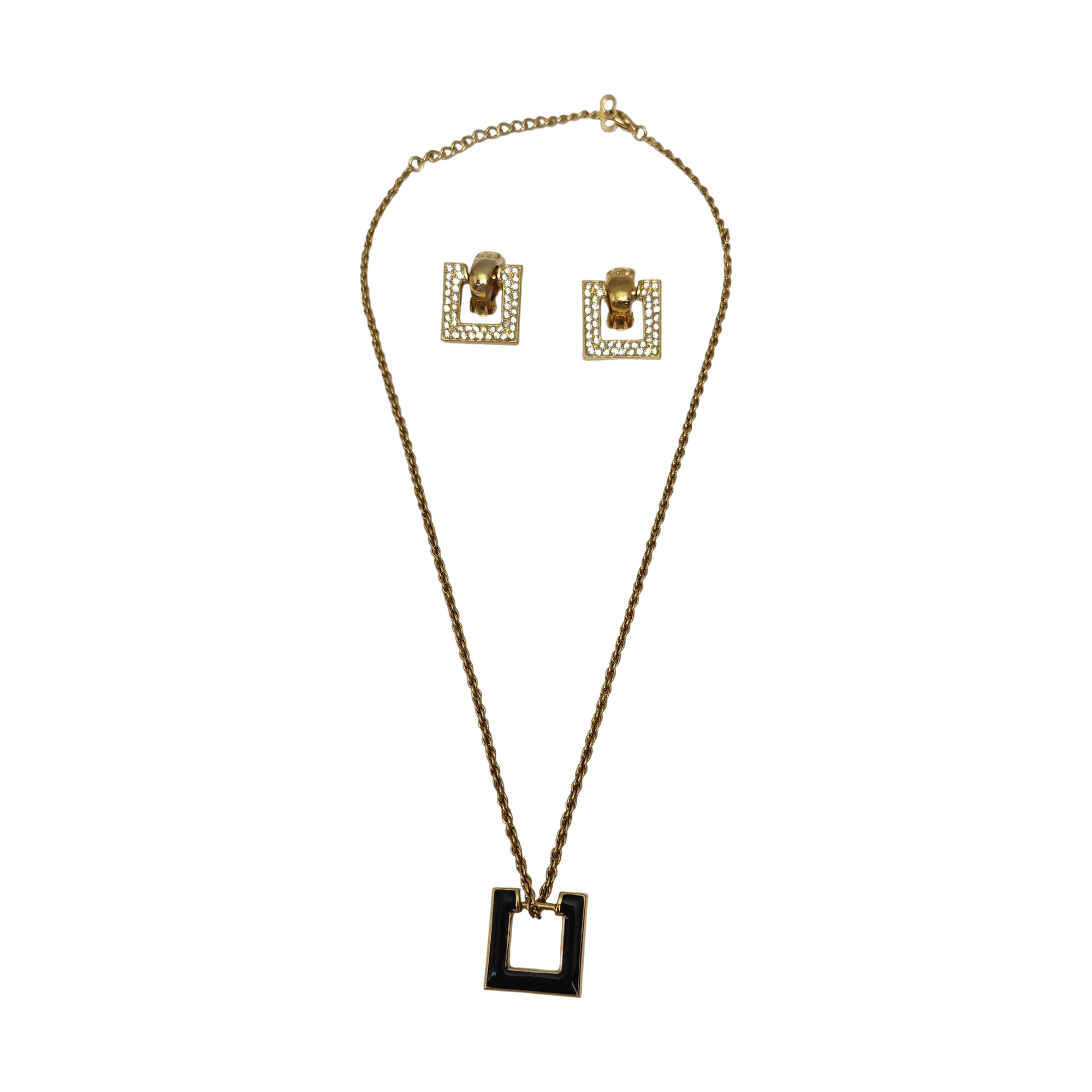 Metal Gold Jewelry Set