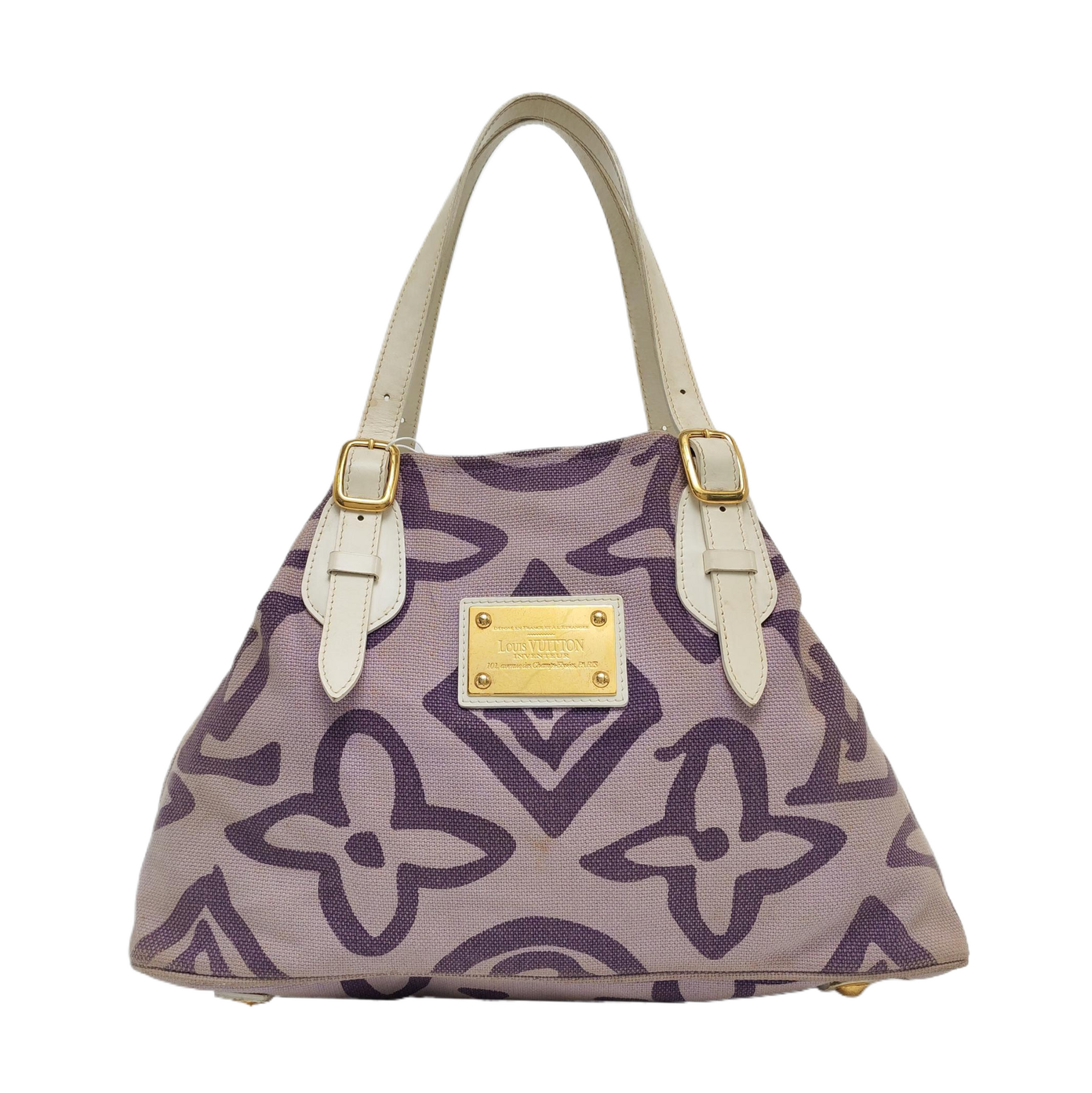 TAHITIENNE CABAS MM Monogram Canvas Purple