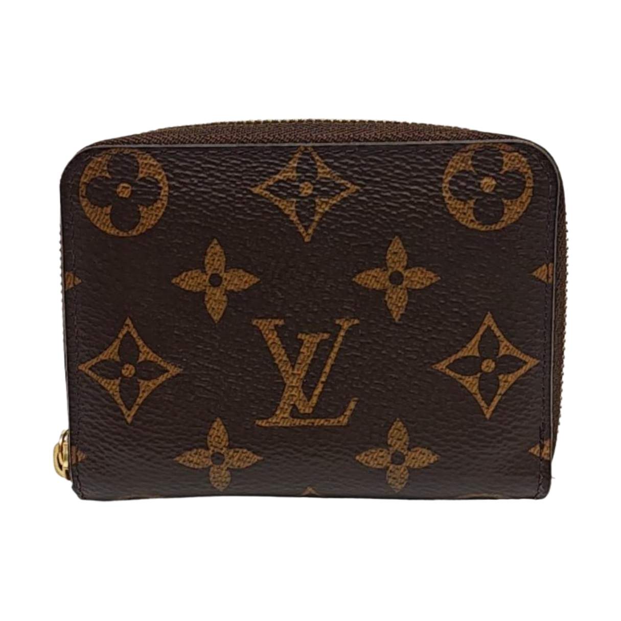 ZIPPY Monogram Coated Canvas Brown Wallet