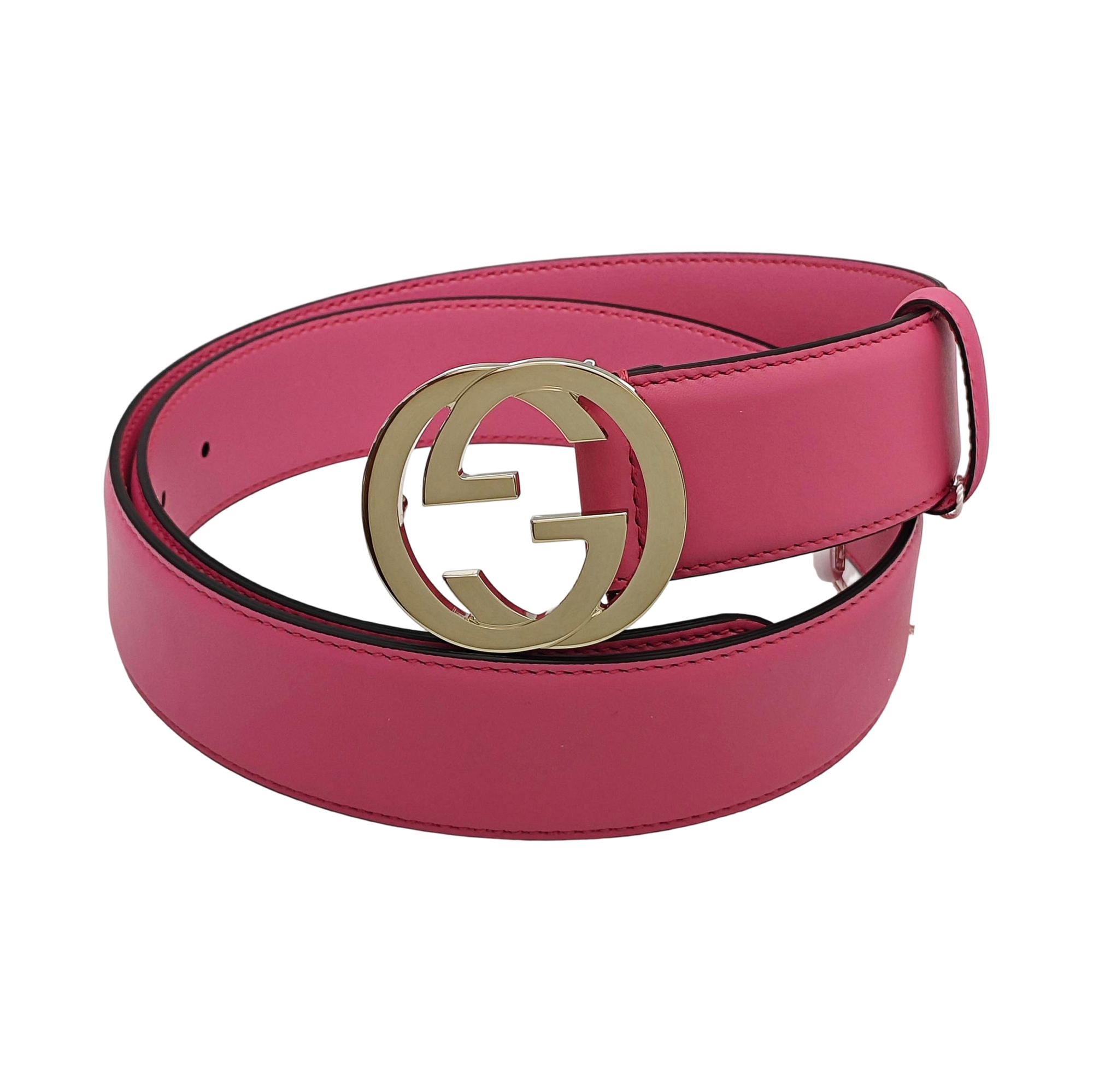 Leather Belt Red