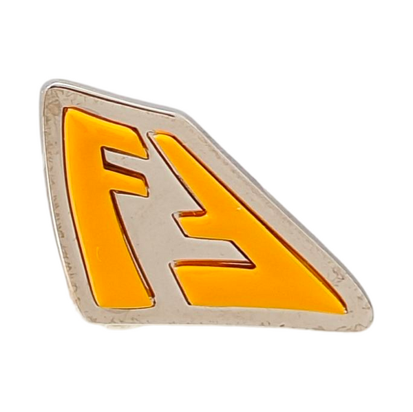 Metal Orange Clip On Earrings