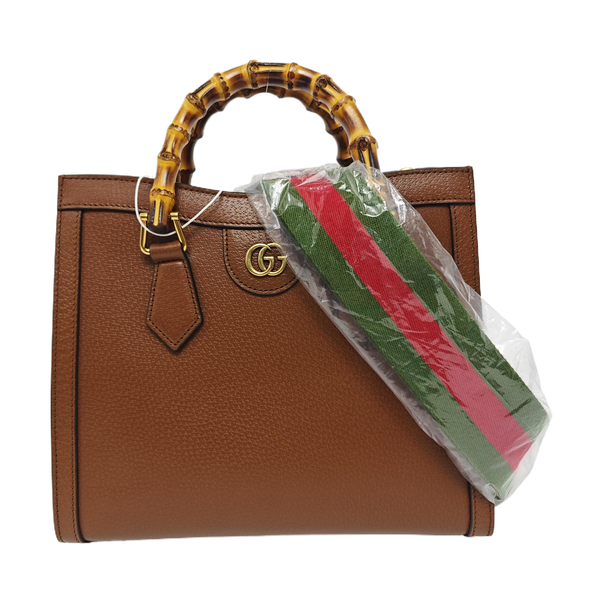 Diana Small Calfskin Brown