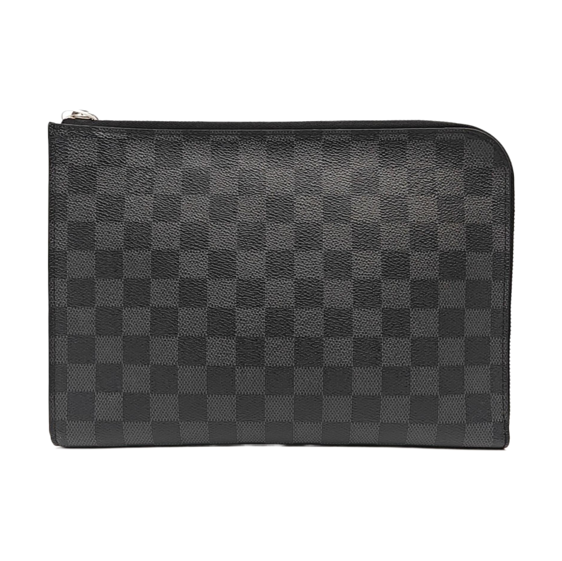 JOUR PM Damier Graphite Coated Canvas Gray