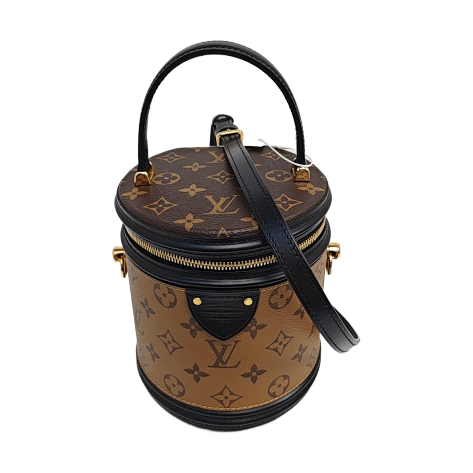 CANNES PM Monogram Coated Canvas Brown