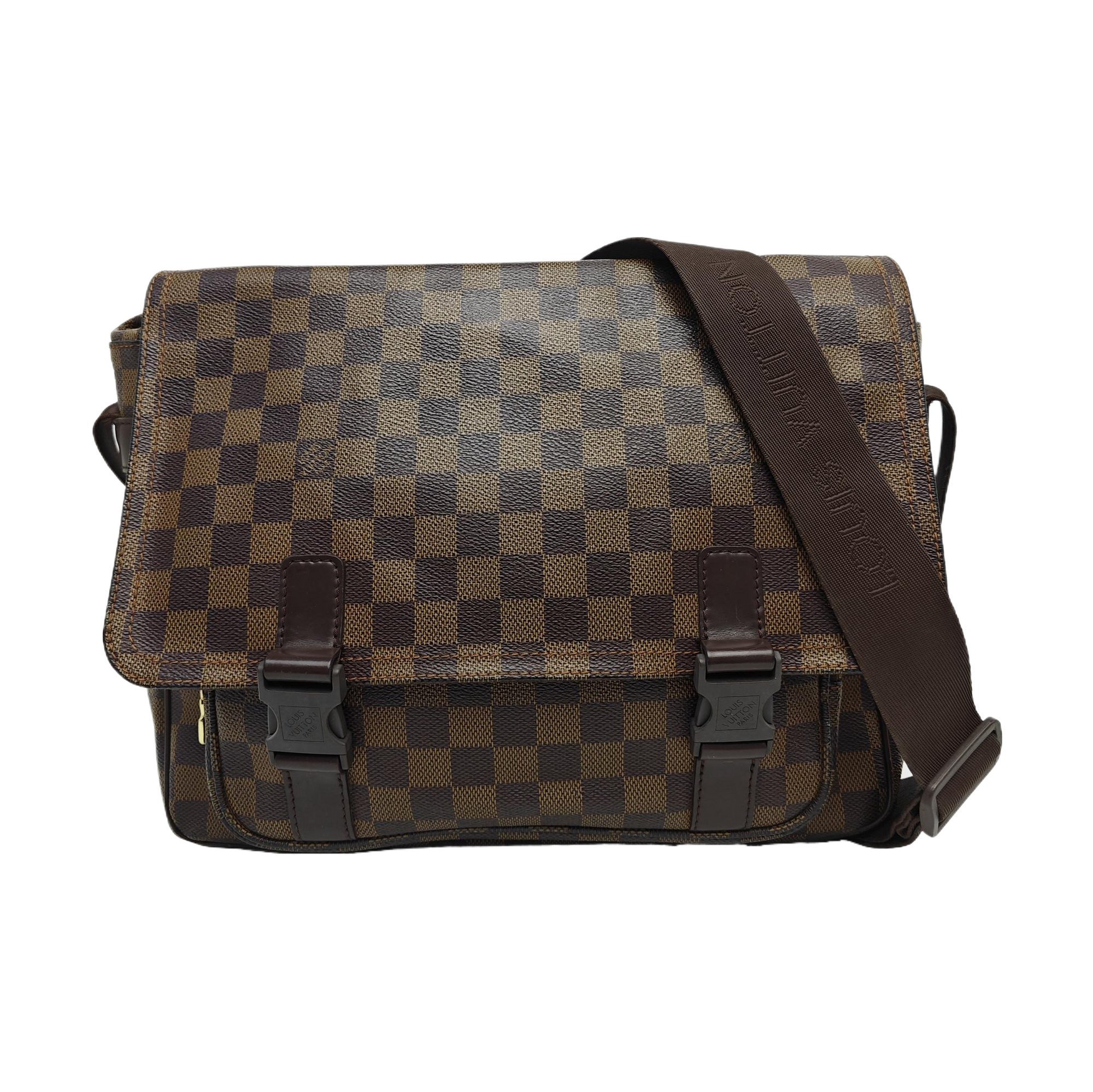 MELVILLE Damier Ebene Coated Canvas Brown